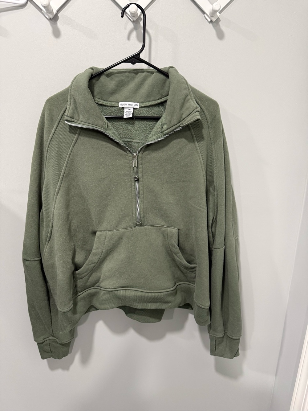 Women’s scuba quarter zip sweatshirt XL